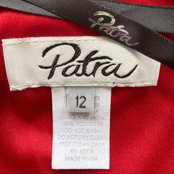 Gorgeous Vintage Patra Sleeveless A-Line Long Evening Cocktail Dress Size 12 - Picture 9 of 10